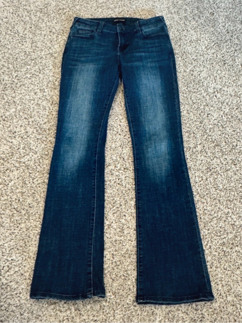 True Religion Women's Dark Blue Flare Jeans